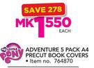 My Little Pony Adventure 5 Pack Precut Book Covers-Each
