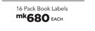 Ben 10 16 Pack Book Labels-Each