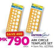 Interstat Set Ark Circle Template Set-Each