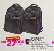 50cm Black Backpack-Each