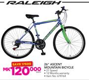 Raleigh 26" Ascent Mountain Bicycle