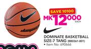 Nike Dominate Basketball Size-7 Tang BB0361-801