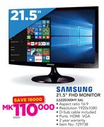 Samsung 21.5" FHD Monitor LS22D300HY XA