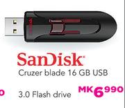 SanDisk Cruzer Blade 16GB USB 3.0 Flash Drive