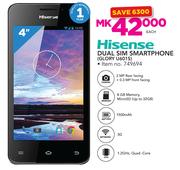 Hisense Dual Sim Smartphone (GLORY U601S)-Each