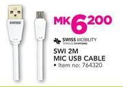 Swiss 2M MIC USB Cable SWI