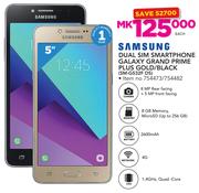 Samsung Dual Sim Smartphone Galaxy Grand Prime Plus Gold/Black (SM-G532F DS)-Each