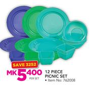 12-Piece Picnic Set-Per Set