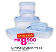 12-Piece Microwave Set-Per Set