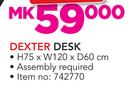 Dexter Desk (H75 x W120 x D60cm)