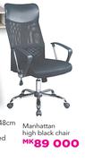 Manhattan High Black Chair