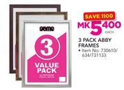 3-Pack Abby Frames-Each