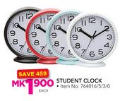 Student Clock-Each