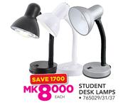 Student Desk Lamps-Each