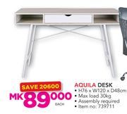 Aquila Desk (H76 x W120 x D48cm)