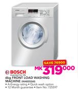Bosch 6Kg Front Load Washing Machine WAB20268