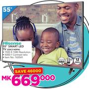 Hisense 55” Smart LED TV (55k3140PW)