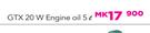 Castrol GTX 20W Engine Oil-5ltr