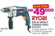 Ryobi 850W Impact Corded Drill (PD-852VR)