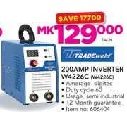 Tradeweld 200Amp Inverter W4226C (W4226C)