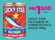 Lucky Star Pilchards In Tomato/Chilli Sauce-400g Each