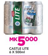 Castle Lite-6x500ml