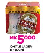 Castle Lager-6x500ml