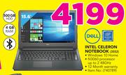 Dell Intel Celeron Notebook 3552