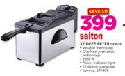 Salton 3Ltr Deep Fryer SDF-35