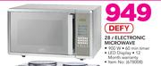 Defy 28Ltr Electronic Microwave