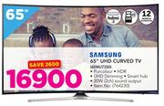 Samsung 65" UHD Curved TV 65MU7350