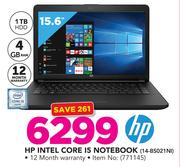 HP Intel Core i5 Notebook 14-BS021NI