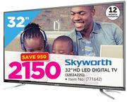 Skyworth 32" HD LED Digital TV 32E2S22G