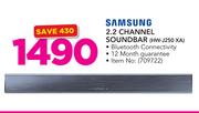 Samsung 2.2 Channel Soundbar HW-J250 XA