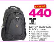 Tosca Laptop Backpack Black L772-50B