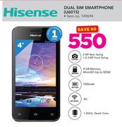 Hisense Dual Sim Smartphone U601S
