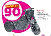 Hot Tod Ride-On Racer Black