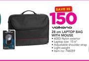 Volkano 28cm Laptop Bag With Mouse