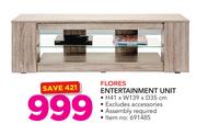 Flores Entertainment Unit Excluding Accessories