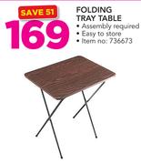 Folding Tray Table