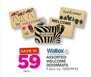 Waltex Assorted Welcome Doormats-Each