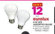 Eurolux 6W LED Assorted Bulbs-Each