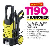 Karcher K2 360 0-120 Bar High Pressure Cleaner