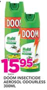 Doom Insecticide Aerosol Odourless-300ml Each