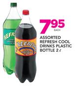 Assorted Refresh Cool Drinks Plastic Bottle-2Ltr Each
