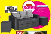 Gommagomma Atlantis 2 Seater Sleeper Couch