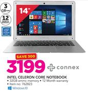 Connex Intel Celeron Core Notebook