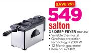 Salton 3Ltr Deep Fryer SDF-35