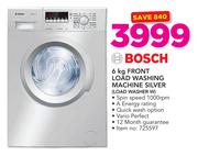 Bosch 6Kg Front Load Washing Machine Silver LOAD WASHER W