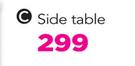 Domino Side Table-Each